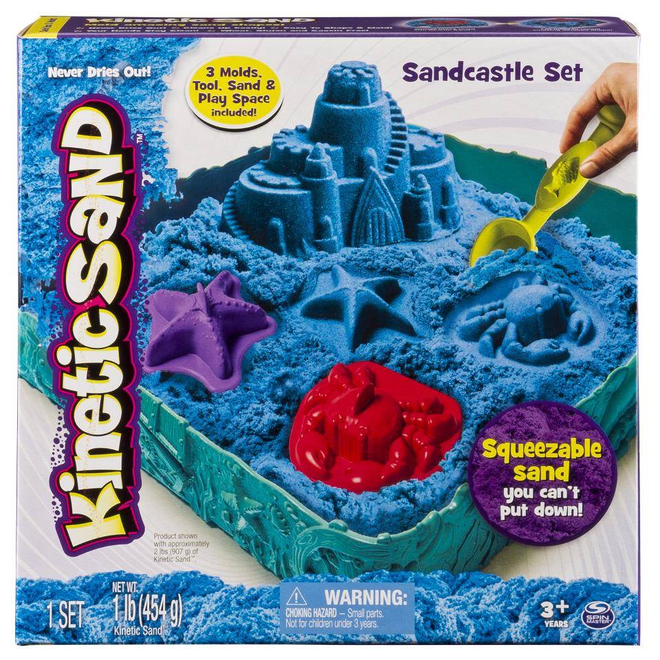 Kinetic Sand Sandcastle Set Colors Vary