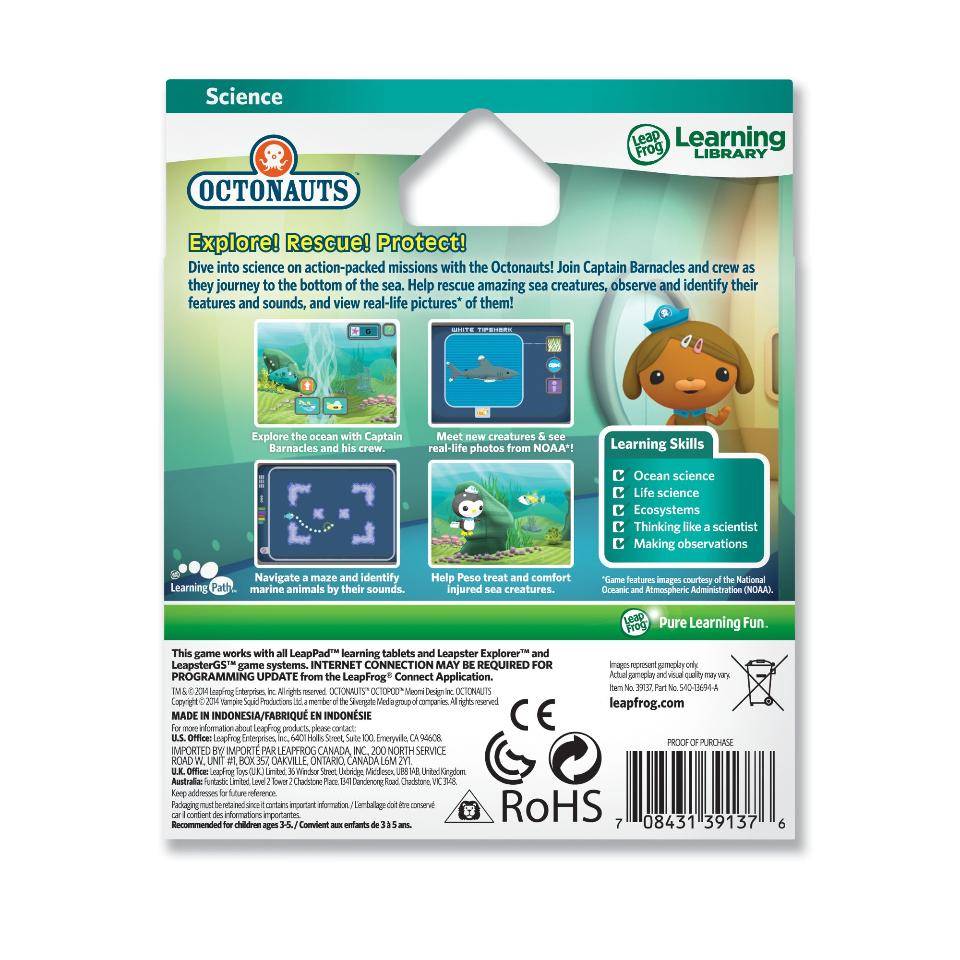 Octonauts leappad hot sale game