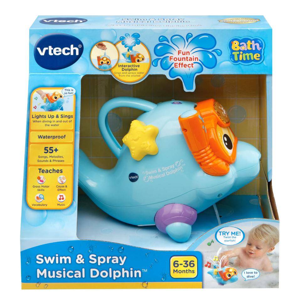 Vtech swim and spray sales musical dolphin