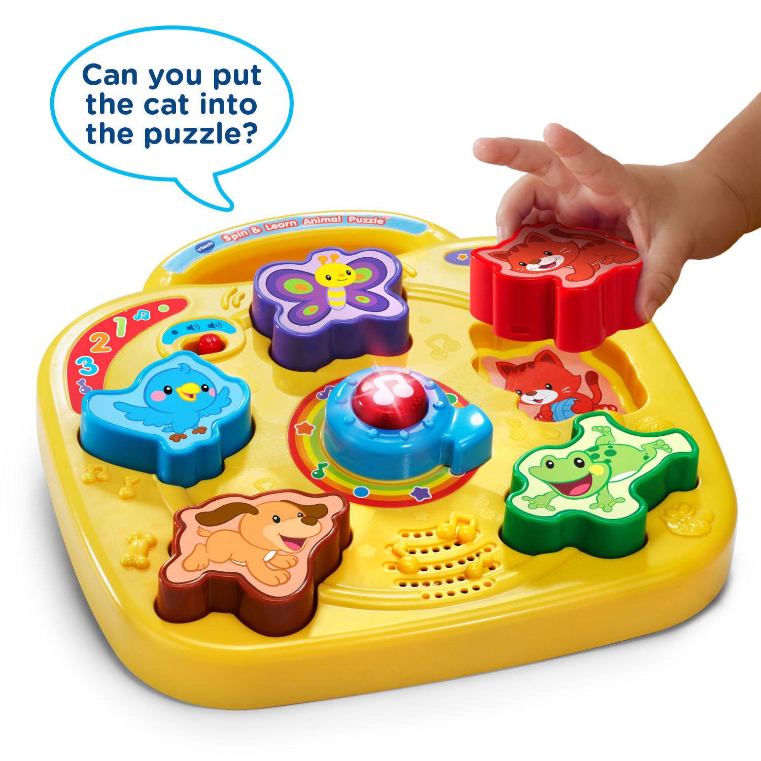 Vtech spin and 2024 learn animal puzzle