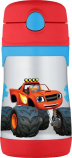 Thermos 10 Ounce Stainless Steel Straw Bottle - Blaze and the Monster Machines