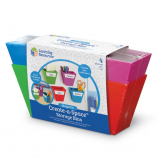 Learning Resources Create-a-Space Magnetic Storage Bins - Bright Colors