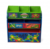 Nickelodeon Teenage Mutant Ninja Turtles Multi-Bin Toy Organizer