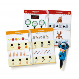 Educational Insights Hot Dots Jr. Let's Master Kindergarten Math Set with Ace Pen
