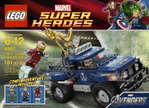 Спасение Космического Куба Lego 6867 -Super Heroes