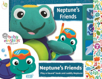 Baby Einstein Neptune's Friends Sound Book with Stuffed Neptune