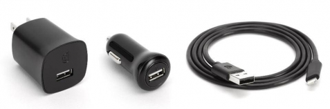 Griffin Technology PowerDuo Chargers with Lightning Cable - Black