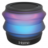 iHome Portable Collapsible Bluetooth Color Changing Speaker with Speakerphone