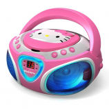 Hello Kitty CD Boombox with AM/FM Radio and LED Light Show