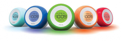 iHome Color Changing Dual Alarm FM Clock