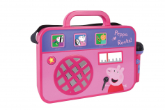 Peppa Pig Sing Along Boombox with Microphone - Pink