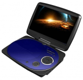 Impecca 9 inch Swivel Portable DVD Player - Blue