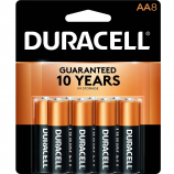 Duracell Coppertop AA Size Battery - 8 Pack