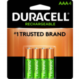 Duracell Rechargeable AAA Size Battery - 4 Pack