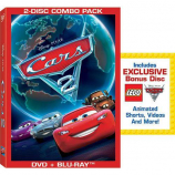 Disney Pixar Cars 2 2-Disc BLU-RAY Combo Pack with Exclusive Lego Cars 2 Bonus Disc
