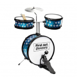 First Act Discovery Designer Drum Set - Blue Stars