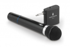 Singing Machine Unidirectional Dynamic Wireless Microphone - Black