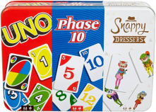 UNO Phase 10 and Snappy Dressers Card Game