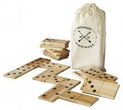 American Vintage Jumbo Wood Dominoes Set