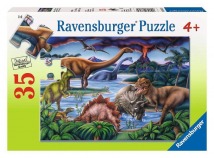Dinosaur Playground Puzzle - 35-Piece