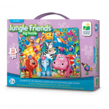 The Learning Journey My First Jungle Friends Big Floor Jigsaw Puzzle - 12-piece