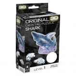 3D Crystal Puzzle - Shark: 37 Pcs