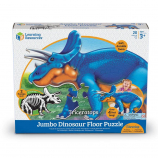 Learning Resources Triceratops Jumbo Dinosaur Floor Jigsaw Puzzle - 20-piece