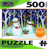 Lang Birch & Snowmen Puzzle - 500-Piece