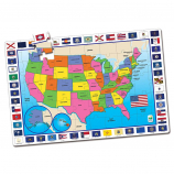 The Learning Journey USA Map Jumbo Floor Jigsaw Puzzle - 50-piece