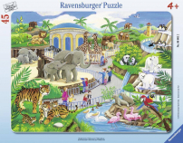 Ravensburger Visit to the Zoo Frame Puzzle - 45-Piece