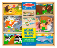 Melissa & Doug Animal Picture Boards Wooden Puzzle - 24-Piece