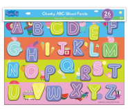 Peppa Pig Chunky ABC Wood Puzzle - 26-Piece