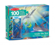Melissa & Doug Under the Sea Jumbo Floor Jigsaw Puzzle - 100-piece