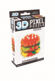 Universal Games 3D Pixel Puzzle 229-Piece - Burger
