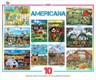 Ceaco Americana 10-in-1 Multi-Pack Jigsaw Puzzle