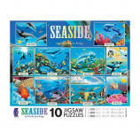 10 in 1 Multi-Pack Seaside Jigsaw Puzzle Collection (Colors/Styles Vary)