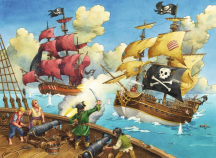 Ravensburger Pirate Battle 100 Piece Puzzle