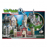 Wrebbit Neuschwanstein Castle 3D Jigsaw Puzzle - 890-Piece