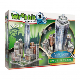 Wrebbit New York Collection World Trade 3D Jigsaw Puzzle - 875-Piece