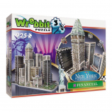 Wrebbit 2013 Financial District New York Collection 3D Jigsaw Puzzle - 925-Piece