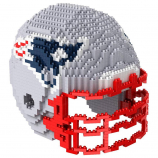 Forever Collectibles 3D BRXLZ Mini Helmet Puzzle 1400-Piece - New England Patriots