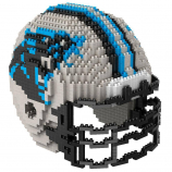 Forever Collectibles 3D BRXLZ Mini Helmet Puzzle 1400-Piece - Carolina Panthers