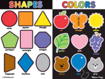 Melissa & Doug Large Chunky Puzzle - Colors and Shapes