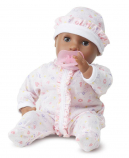 Melissa & Doug Mine to Love Gabrielle 12-Inch Poseable Baby Doll With Romper and Hat