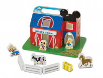 Melissa & Doug Mickey Mouse Clubhouse On the Farm Wooden Barn Set