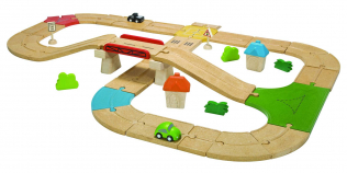 PlanToys Roadway Set