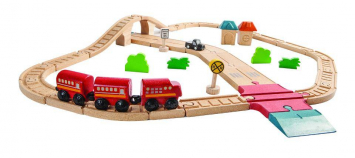 PlanToys Road & Rail Set