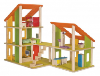 PlanToys Chalet Dollhouse with Furniture