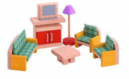 PlanToys Dollhouse Living Room - Neo