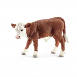 Schleich Hereford Calf Figurine